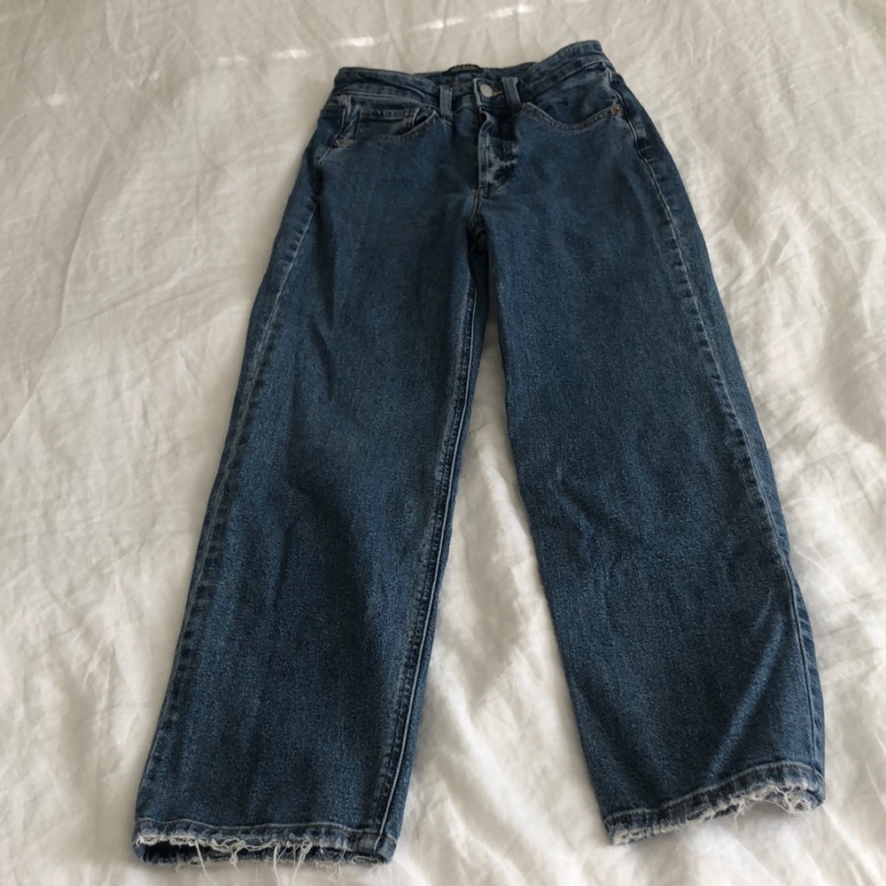 High Rise Straight Leg Kids Jeans Wild Fable Size 2